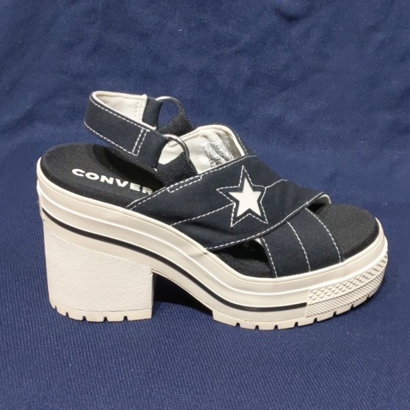 NWT Converse One Star Boardwalk Heels Wedges - Picture 6 of 8
